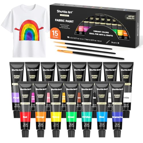 Shuttle Art 布用絵の具 14色セット
